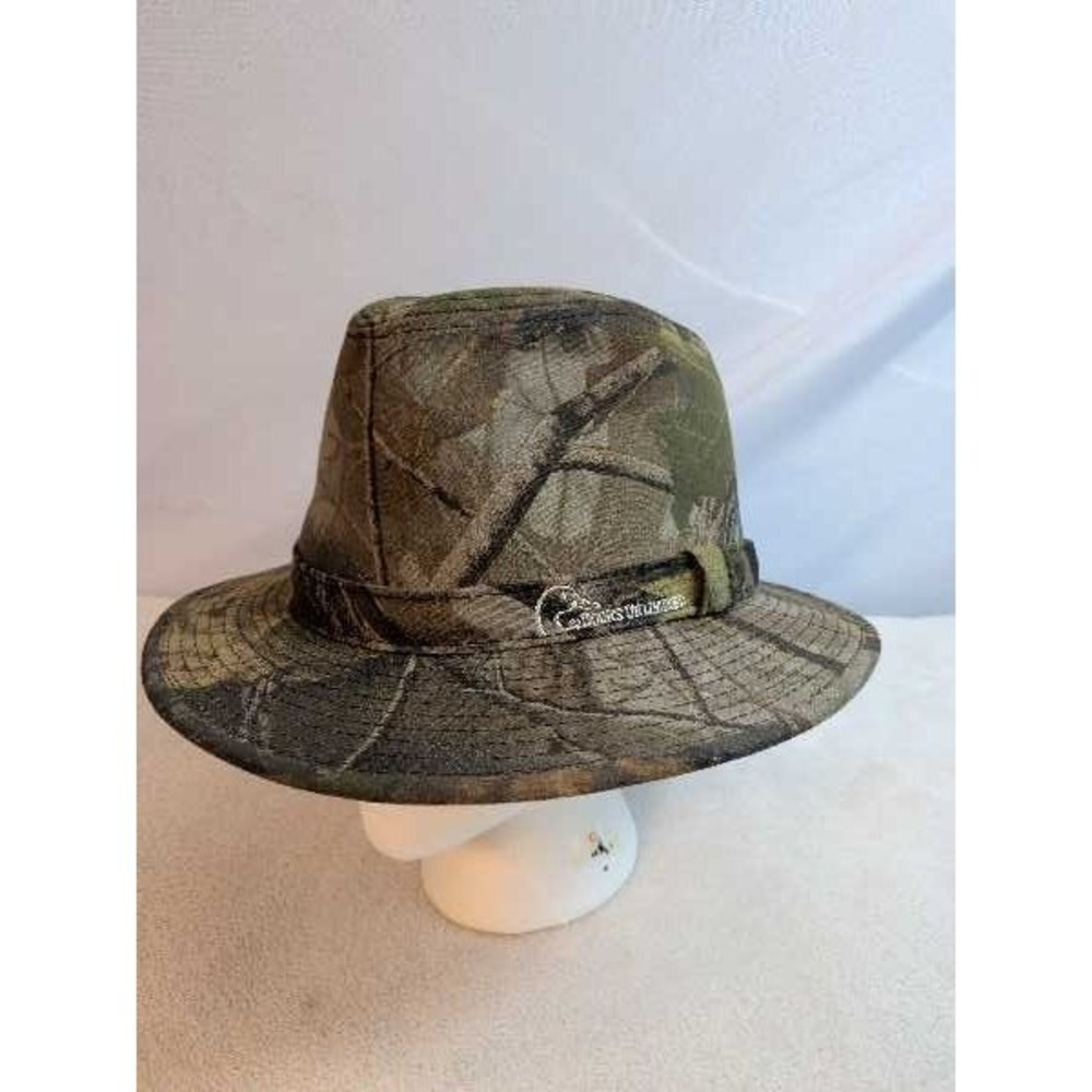 Ducks Unlimited Camo Federa-Style Hat L Outdoor Hunting Fishing Bushcraft